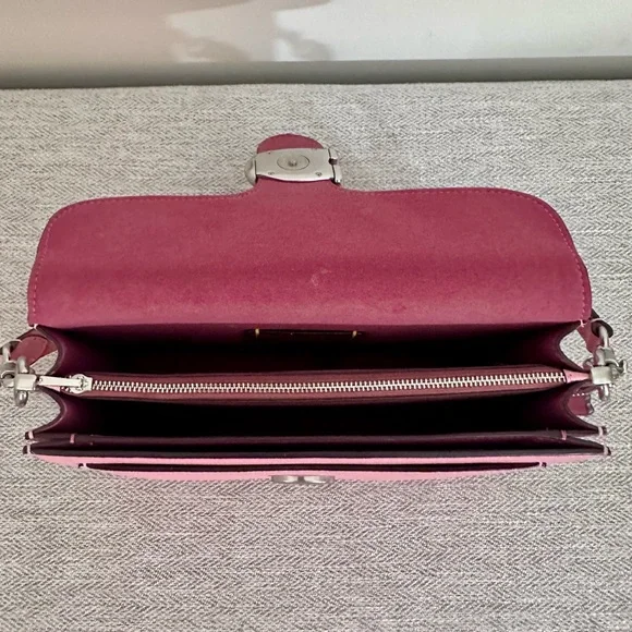 Coach Tabby 26 Pink Leather Shoulder Bag - Picture 4 of 4